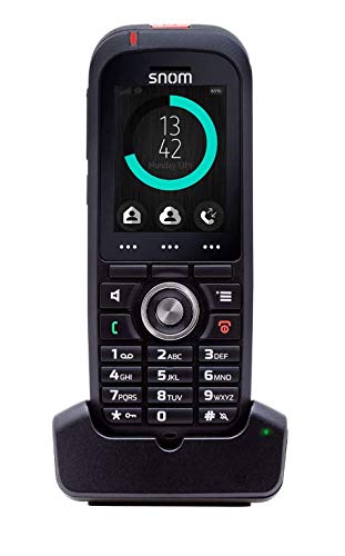 Snom 4423 M70 Terminal de teléfono DECT Identificador de Llamadas Negro M70, Negro, LCD, 5,08 cm (2"), 240 x 320 Pixeles, 262144 Colores, Ión de Litio