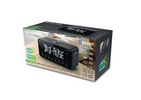 Muse Radio Reloj Dab+ FM PLL, Bluetooth, Alarma Dual, (M-196 DBT), Pantalla LCD, retroiluminación, Reloj, Alarma, zumbador, repetición, función de sueño, Antena, Entrada Auxiliar, Carga USB, batería