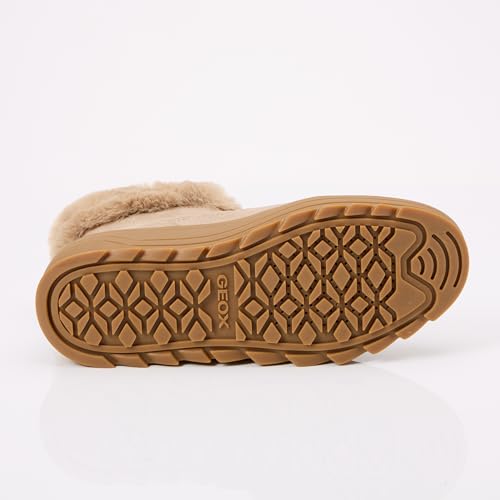 Geox D Milleiny B ABX B, Bota de Tobillo Mujer, Color Pardo, 39 EU