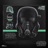 Star Wars The Black Series, Casco electrónico premium de Imperial Death Trooper, Artículo para juego de rol de adultos