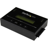 StarTech.com Clonador y Borrador Autónomo 1:1 para Discos Duros SSDs SATA, con Pantalla LCD, TAA, Independiente del Sistema Operativo (SATDUP11)