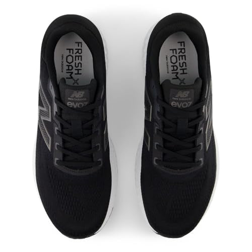 NEW BALANCE EVOZ, Sneaker Hombre, Negro/Phantom/Negro Metálico, 44 EU
