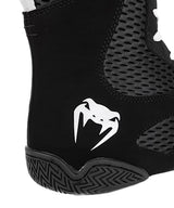 Venum Contender-Zapatillas de Boxeo, Zapatos Unisex Adulto, Negro/Blanco, 43 EU