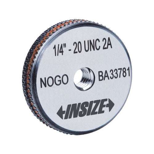 INSIZE 4633-3B1N NOGO ANSI B1.2 - Medidor de anillo de rosca estándar americano, 3/4-10 UNC