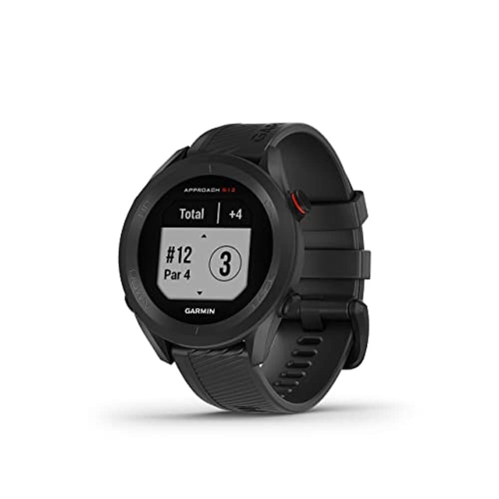 Garmin Approach S12 Reloj Golf, Negro, No Aplica