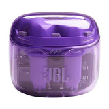 JBL Tune Flex Ghost, Auriculares In-Ear inalámbricos con cancelación de ruido adaptativa, Bluetooth, resistente al agua y al sudor IPX4, aplicación JBL Headphones y 32 horas de batería, purple ghost