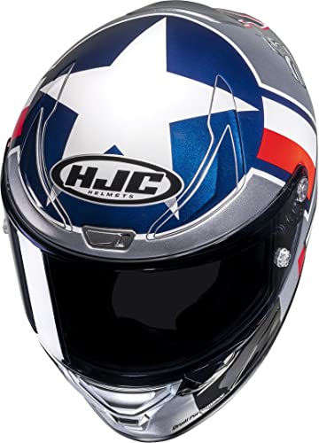 HJC, Casco Moto Integral RPHA1 Ben Spies Silver Star, M