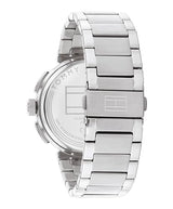 Tommy Hilfiger Reloj Analógico de Cuarzo multifunción para hombre con Correa en Acero Inoxidable, Verde (Green)