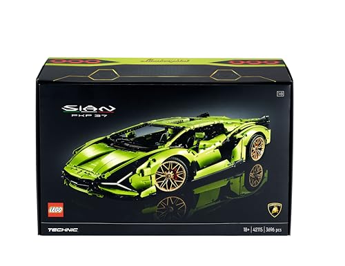 LEGO Technic Lamborghini Sián FKP 37, Maqueta de Coche para Construir, Modelo Coleccionista, Idea de Regalo para Hombres y Mujeres 42115