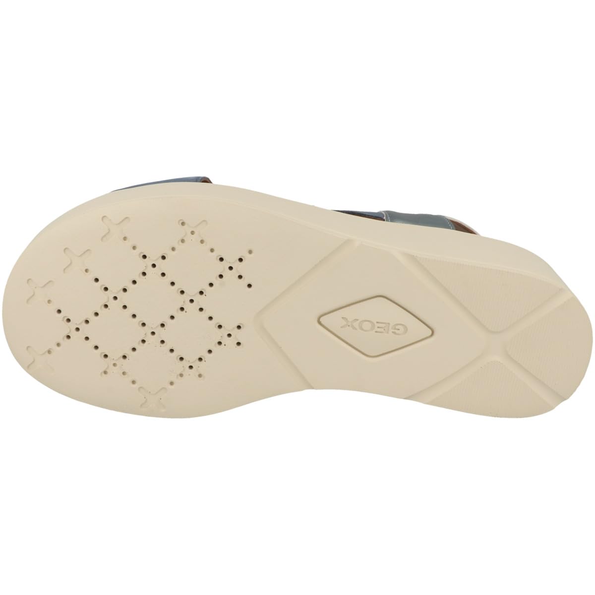 Geox D Xand 2.2s B, Sandalia de cuña, Avio, 40 EU
