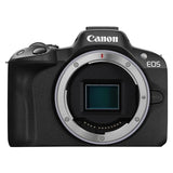 Canon EOS R50 Cuerpo Cámara Mirrorless + Objetivo RF-S 18-45 mm F4.5-6.3 IS STM, Cámara Evil APS-C (24,2 MP) -4 EV, Vídeo 4K 30 fps, Dual Pixel CMOS AF II, Pantalla Táctil de Ángulo Variable, Negro