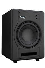 Fluid Audio Subwoofer de Estudio Activo F8S (Amplificador de Clase D de 200 W, Respuesta en frecuencia de 30-200 Hz, Compacto y Potente, con Pedal de Control de Graves),Negro