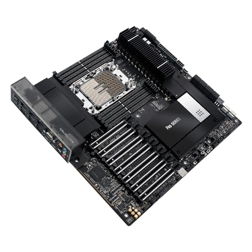 ASUS Pro W790E-SAGE SE Placa Base Intel W790 (LGA 4677 EEB con PCIe 5.0 x16, M.2, Dual 10G LAN, gestión remota de Nivel de Servidor, 14+1+1 etapas de alimentación, USB 3.2 Gen 2x2 Type-C), Negro