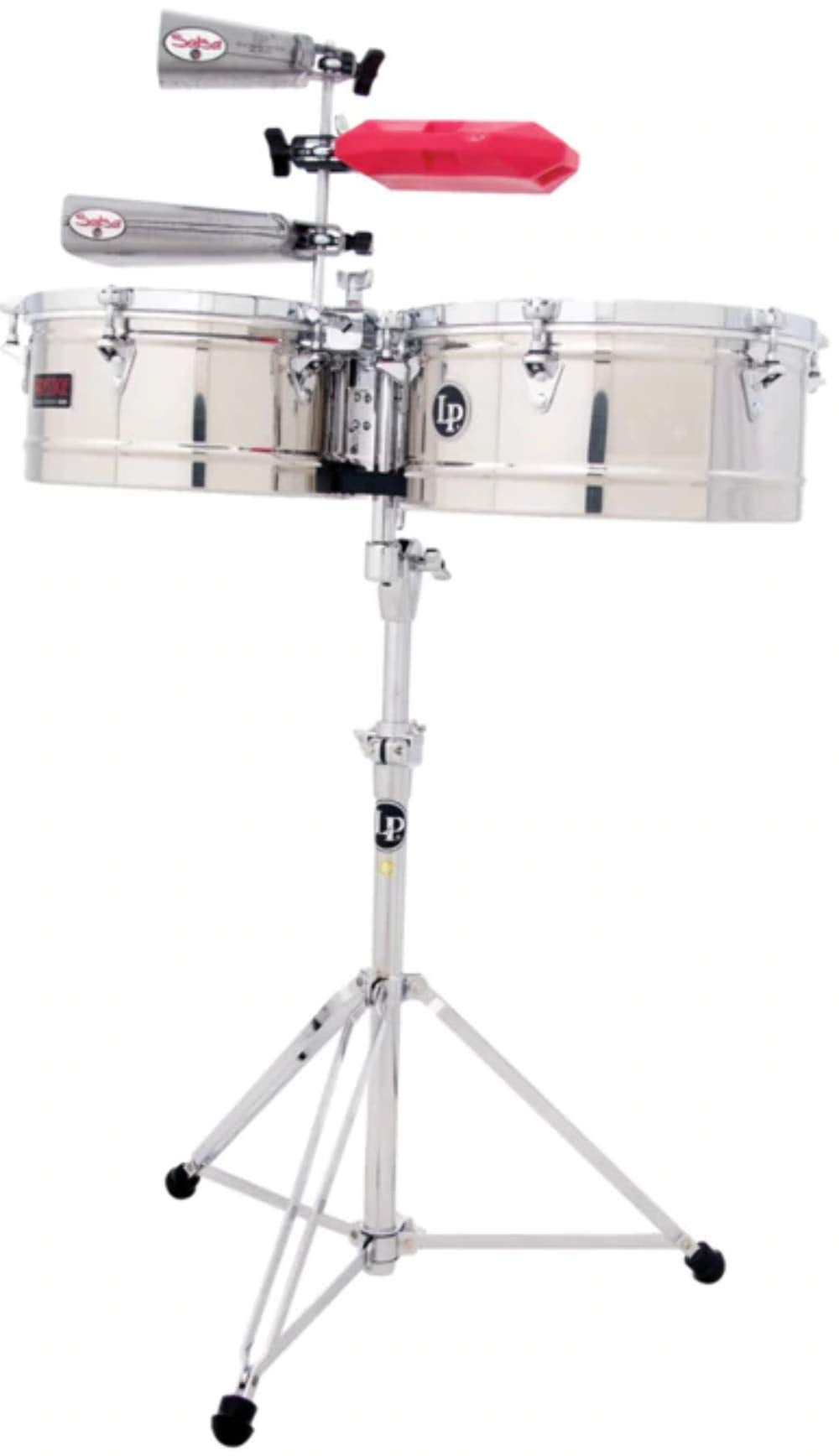 LP Latin Percussion Timbales Tito Puente Acero Inoxidable 13"/14" LP256-S