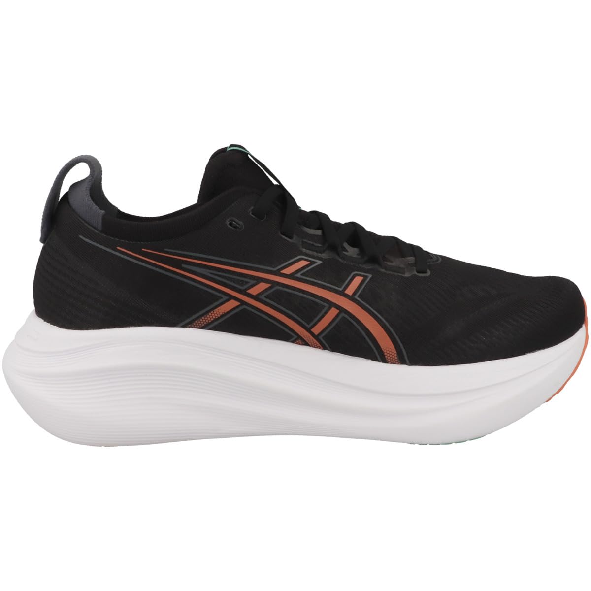 ASICS Gel-Nimbus 27, Sneaker Hombre, Black/Coral Reef, 39.5 EU