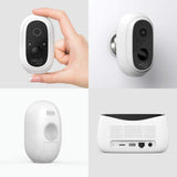 Strong Helo View - Kit de 2 cámaras inalámbricas de vigilancia WiFi para exteriores, con protección IP65, visión nocturna y detección de movimiento, app Helo by Strong iOS y Android