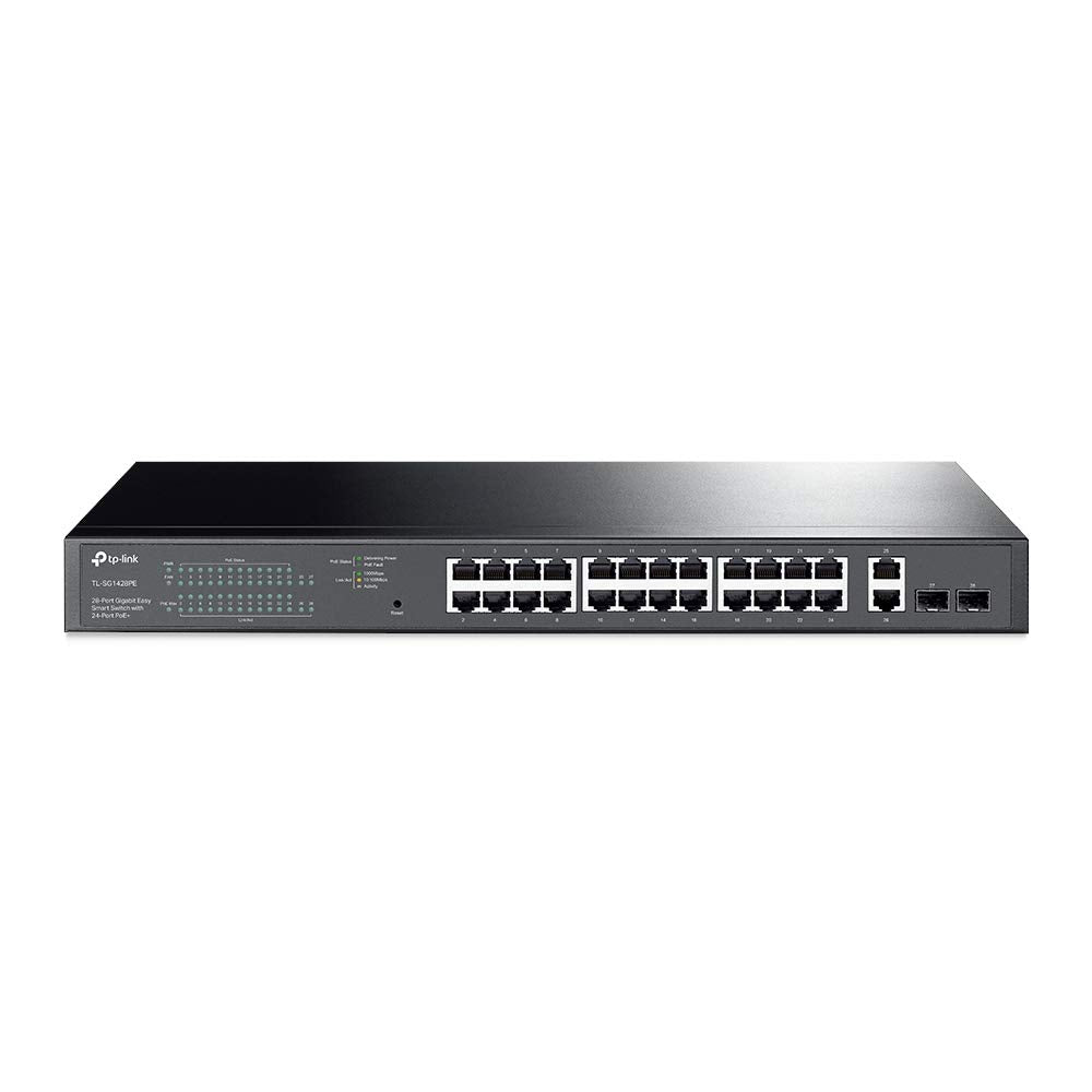 TP-Link TL-SG1428PE Switch Gestionado Gigabit Ethernet (10/100/1000) Negro 1U Energía sobre Ethernet (PoE) TL-SG1428PE, Gestionado, Gigabit Ethernet (10/100/1000), Energía sobre Ethernet (