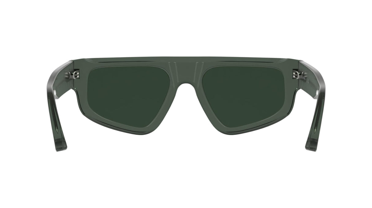 Calvin Klein Unisex Adult Sunglasses CK25539S - Transparent Green with Solid Green Lens
