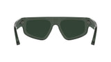 Calvin Klein Unisex Adult Sunglasses CK25539S - Transparent Green with Solid Green Lens