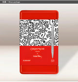 Caran d'Ache ECRIDOR KEITH HARING - Bolígrafo y estuche de piel