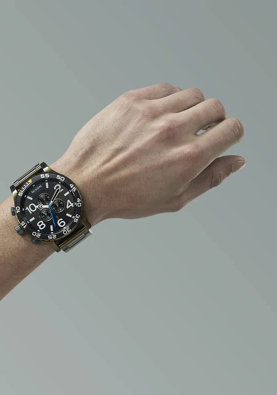 Nixon Reloj Analógico para Unisex Adulto de maquinaria Japonesa de Cuarzo con Correa en Acero Inoxidable A083-5092-00