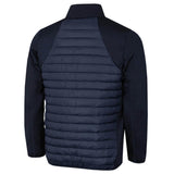 Calvin Klein Hombre CK Hybrid Chaqueta de Golf - Azul Marino/Naranja - L