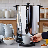 Casselin cpc100s percolador de café (100 tazas SP, acero inoxidable
