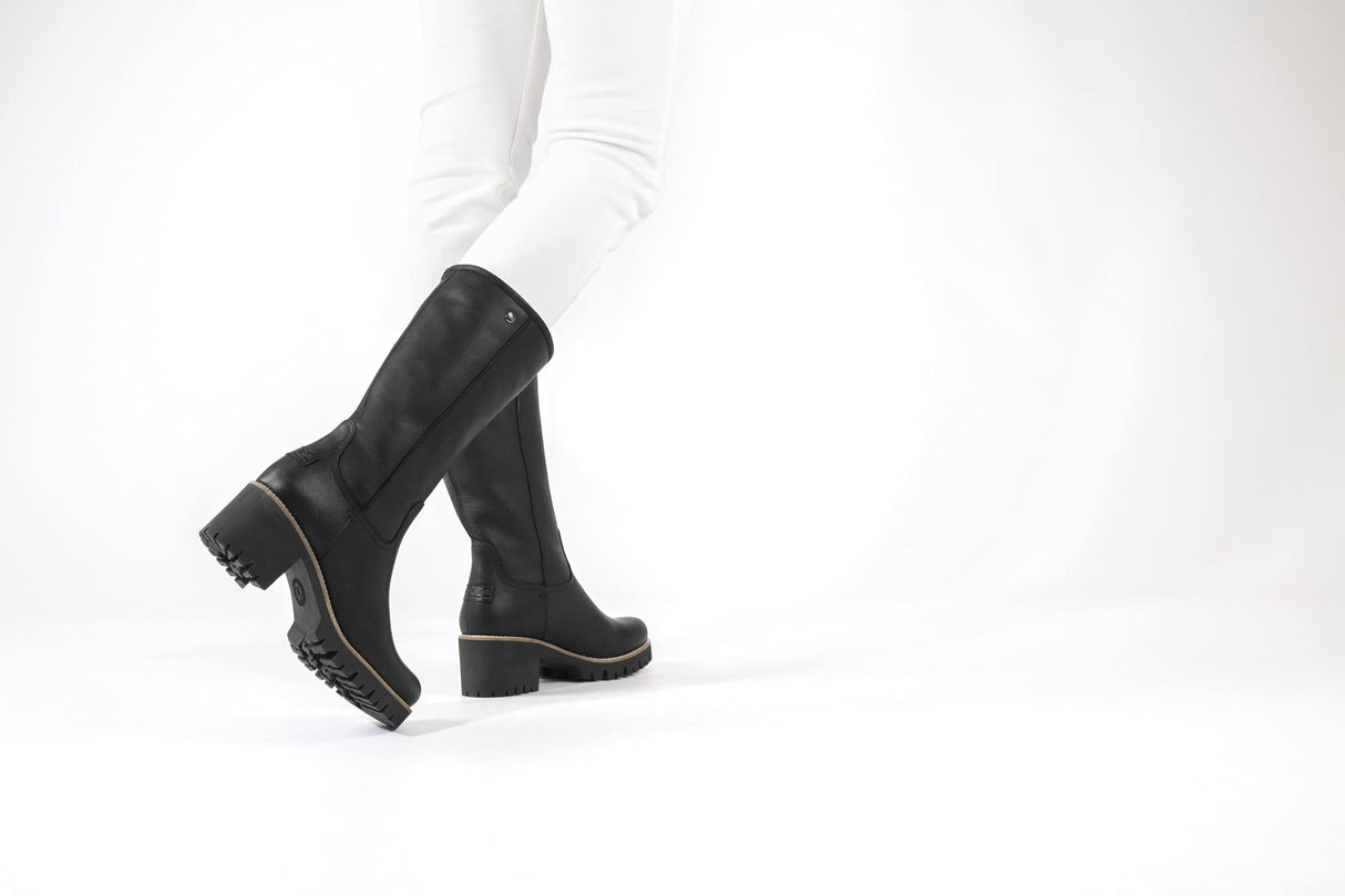 Panama Jack Patricia, Botas Altas hasta la Rodilla Mujer, Negro, 37 EU