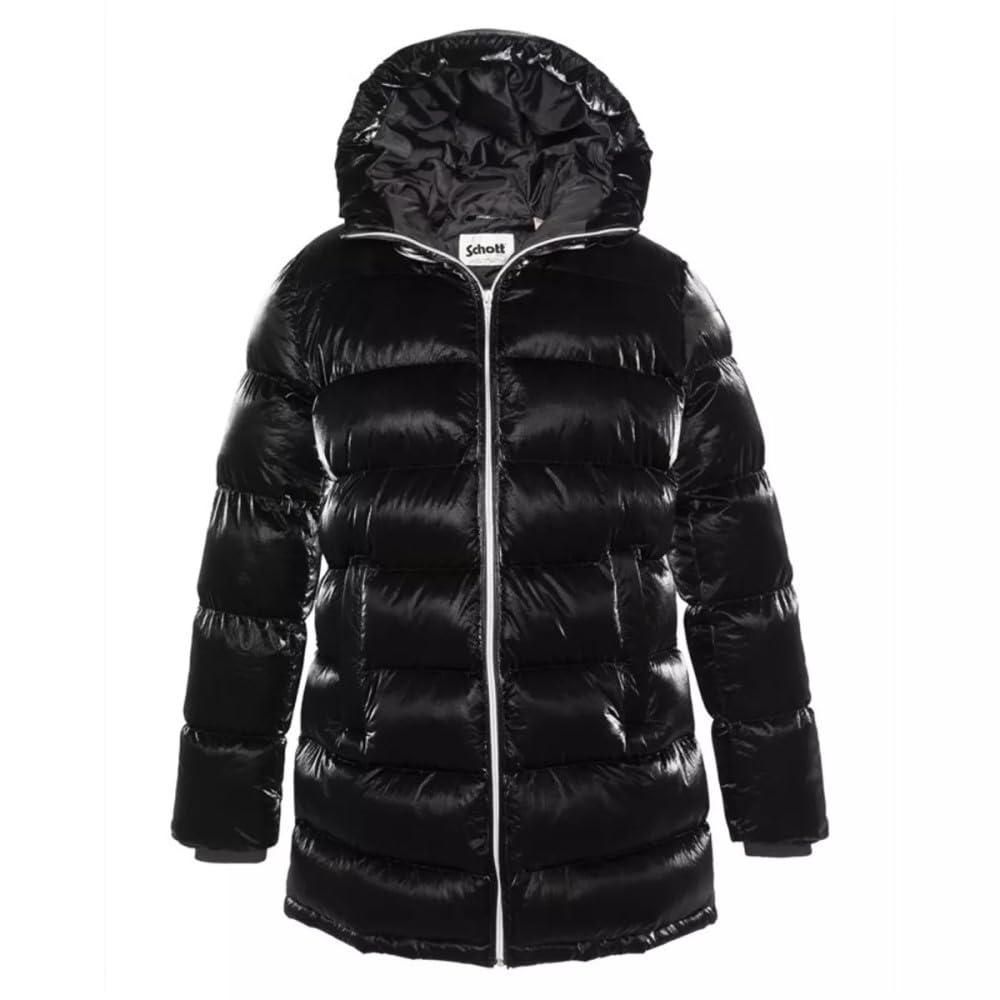 Schott NYC Clare2w Chaqueta, Negro, XS para Mujer