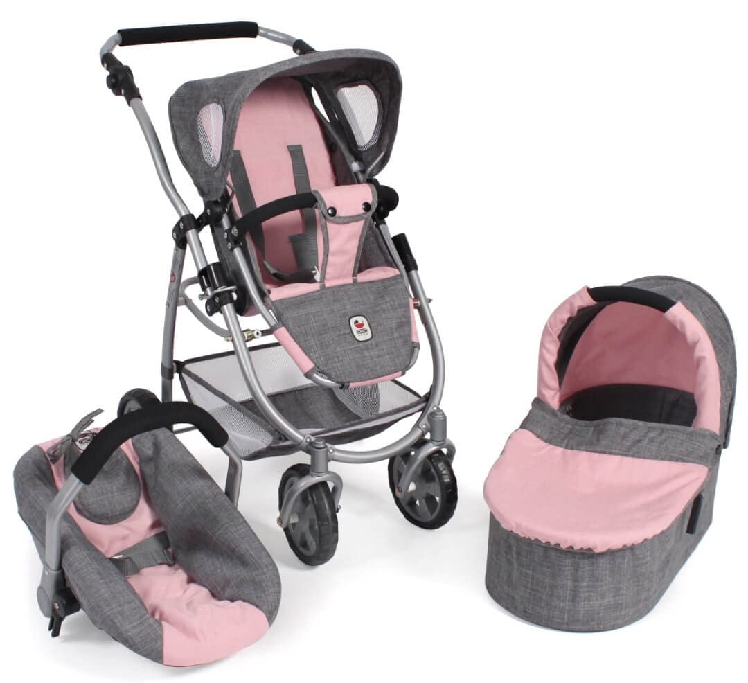 Bayer Chic 2000-Cochecito de muñeca, Color Ciruela, 674377 cm (637)