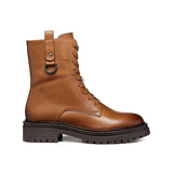 Geox D Iridea B, Bota de Tobillo Mujer, coñac, 42 EU