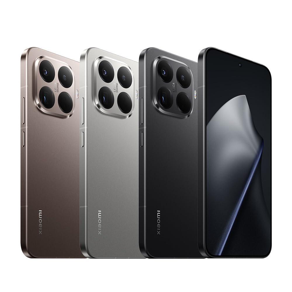 Xiaomi 15T Pro - Smartphone de 12+1024GB, Lente óptica Leica Summilux, MediaTek Dimensity 9400+, Pantalla Eye Care de 6,83" 144 Hz, HyperCharge de 90W, Cargador no Incluido, Gris (Versión ES)