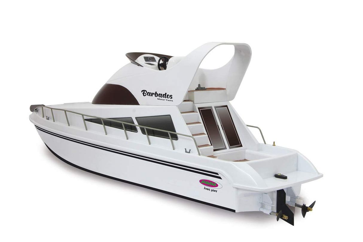 Jamara 040670 - Barbados RC-Yate 2,4GHz - Funcionamiento multijugador, 2 Motores, Fácil de controlar, Tapa con Cerradura rapida