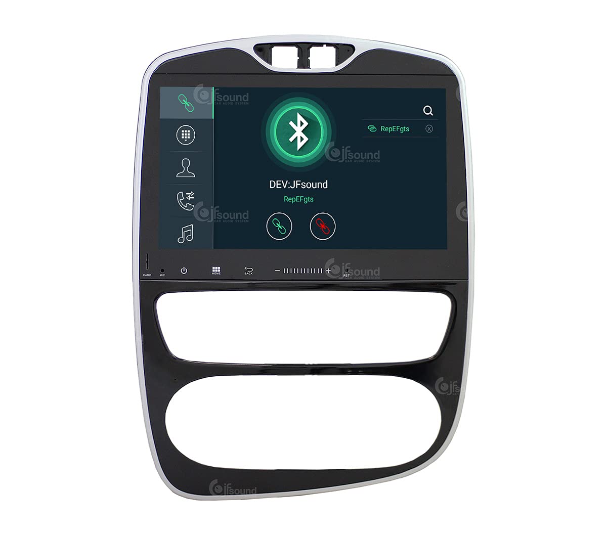 Autorradio de Ajuste Personalizado para Renault Clio Android GPS Bluetooth WiFi Dab USB Pantalla táctil Full HD 10" procesador de 8 núcleos y comandos de Voz