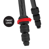 MANFROTTO Kit Trépied BEFREE GT Pro Carbone + rotule 3D