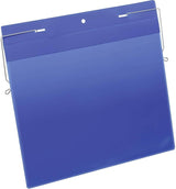 Durable 175407 Bolsa de plancha de alambre (A4 paisaje) paquete de 50 piezas azul
