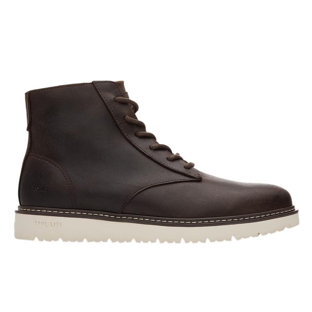 TOMS Navi Trvl Lite Ranger, Botas de Moda Hombre, Cuero Marrón Oscuro, 49 EU