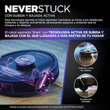 Shark PowerDetect Robot Aspirador, Vaciado automático, navegación 3D y LiDAR, Base antialérgenos, tecnología NeverStuck, para alfombras, Suelos y Pelo de Mascotas, WiFi/App, Negro, RV2820VEEU