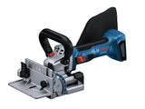 Bosch GFF18V-086N 18V Brushless Biscuit Joiner – Herramienta de extracción sin cables para juntas de accuración, Adjustable Cutting Depth, Dust Extraction Port, Diseño ergonómico para la fabricación