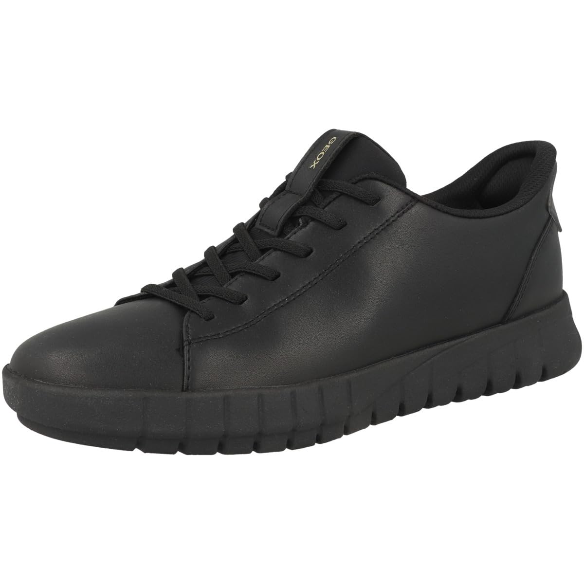 Geox D Flextride Plus A, Zapatillas Mujer, Negro, 38 EU