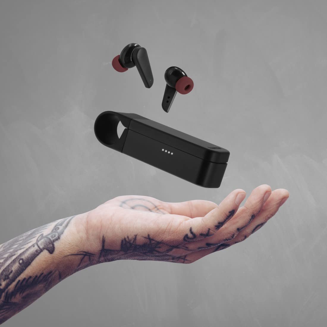 Hama | Auriculares Bluetooth (6h de música, True Wireless, Micrófono Integrado, Sensor táctil, Compatible con Siri y Google Assistant), Color Negro