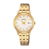 Seiko Reloj Analógico para Mujeres de Cuarzo con Correa en Acero Inoxidable SUR412P1