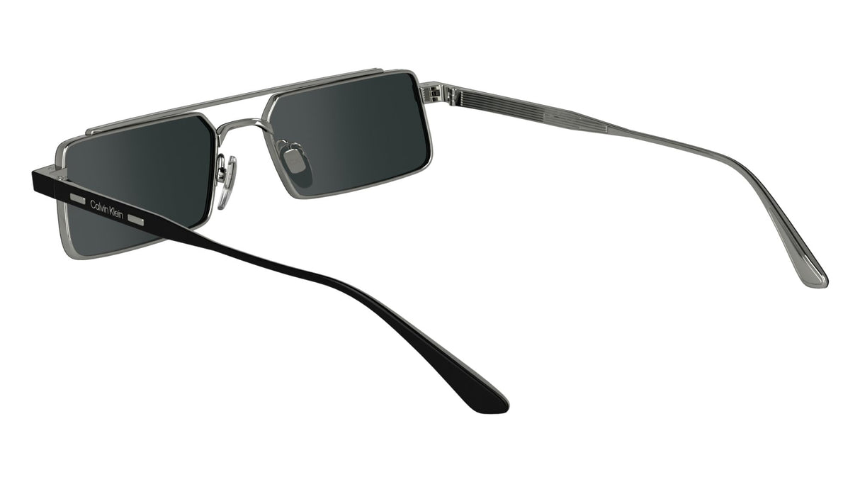 Calvin Klein Unisex Adult Sunglasses CK24111S - Matte Black with Solid Grey Lens