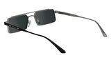 Calvin Klein Unisex Adult Sunglasses CK24111S - Matte Black with Solid Grey Lens