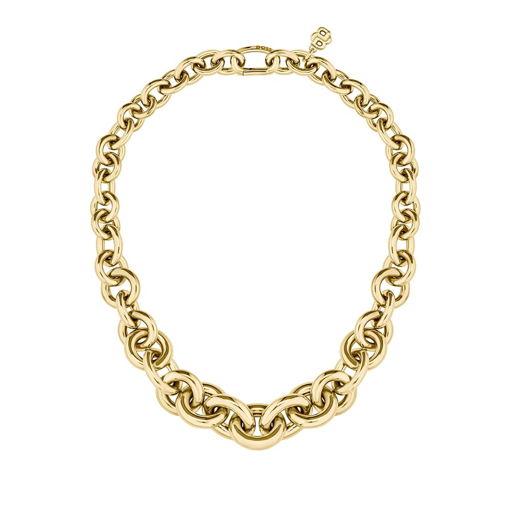 BOSS Jewelry Collar de Cadena para Mujer Colección LIVE STATEMENT en Oro Amarillo - 1580734