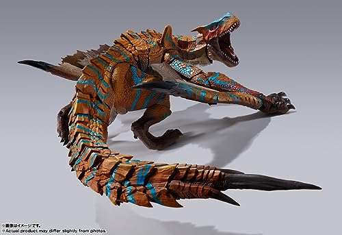BANDAI TAMASHII Nations - Monster Hunter Rise - Tigrex, Spirits S.H.MonsterArts Figura de acción