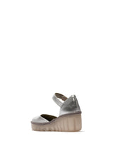 Fly London BISO305FLY, Sandalias Mujer, Silver, 38 EU