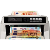 Safescan 2465-S Contadora de billetes cuenta el valor de billetes mezclados de euro - Contadora detectora de billetes falsos en 7 puntos - Máquina para contar billetes clasificados de cualquier divisa