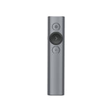 Logitech Spotlight Presentador Inalámbrico, 2.4 GHz y Bluetooth, Receptor USB, Puntero Láser Digital, Distancia de 30 Metros, Cronometro, PC/Mac/Android/iOS, Negro/Blanco