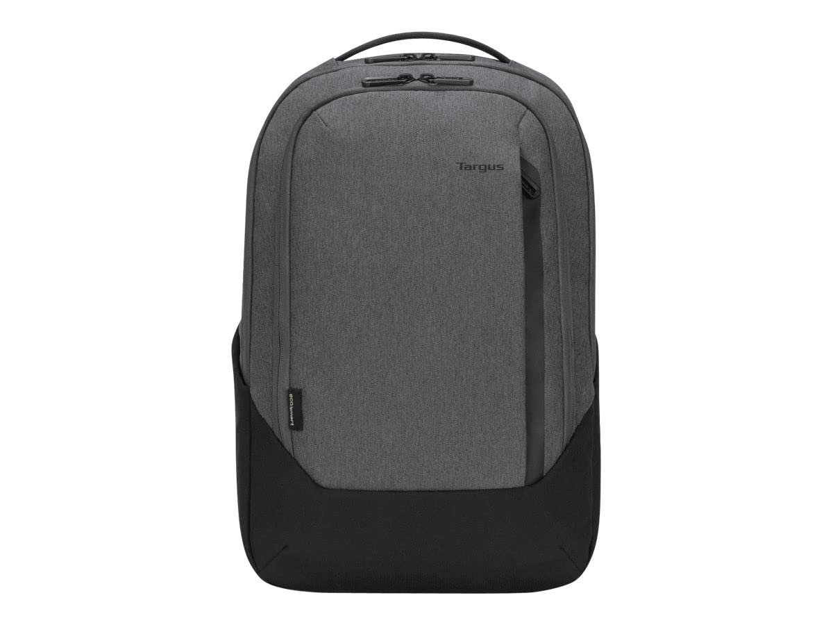 Targus TBB58602GL Mochila Hero Cypress 15.6" con Ecosmart - Gris Hecho de 26 Botellas de Agua de plástico recicladas Bandolera ergonómica Acolchada